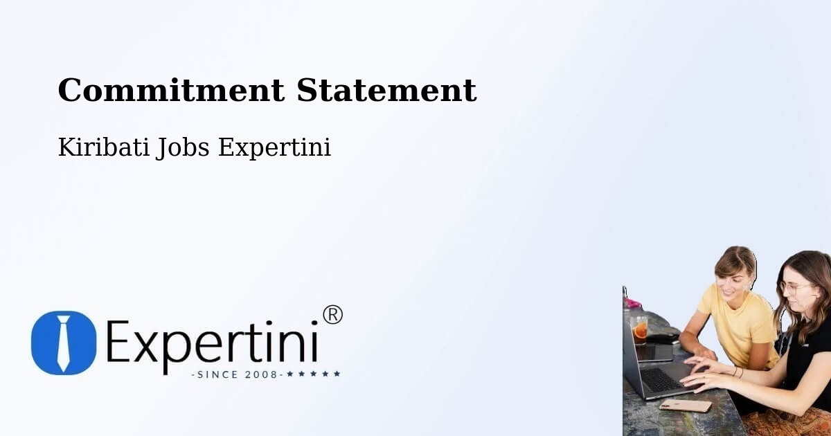Corporate Commitment – Onotoa - Kiribati Jobs Expertini