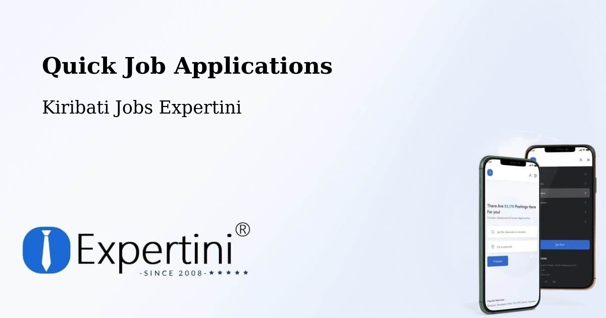 Quick Apply Feature – Onotoa - Kiribati Jobs Expertini